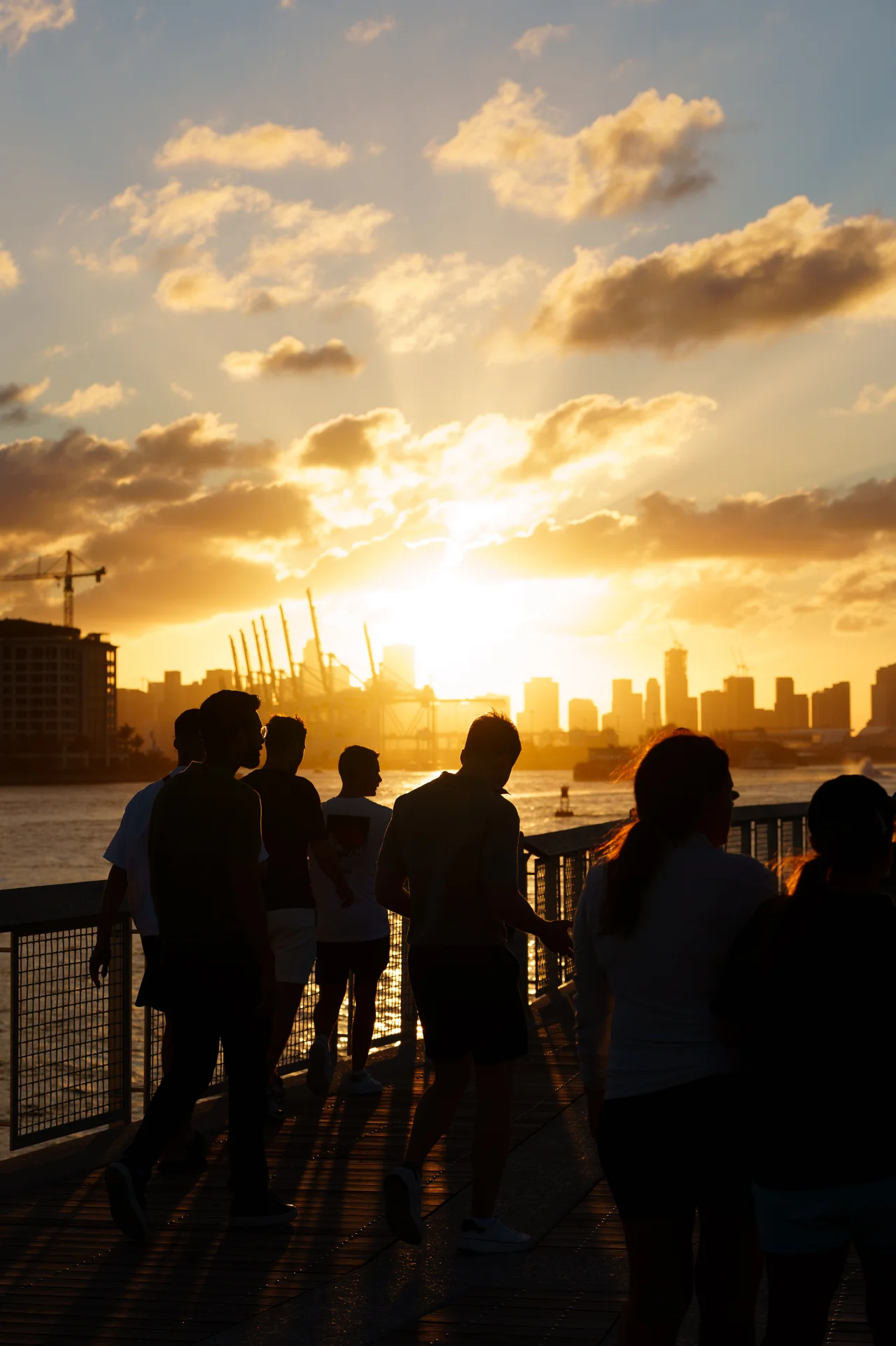 Sunset at Miami Beach