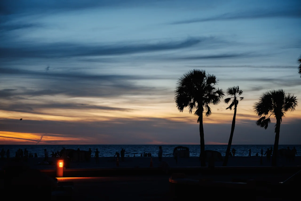 Sunset at Clearwater Beach